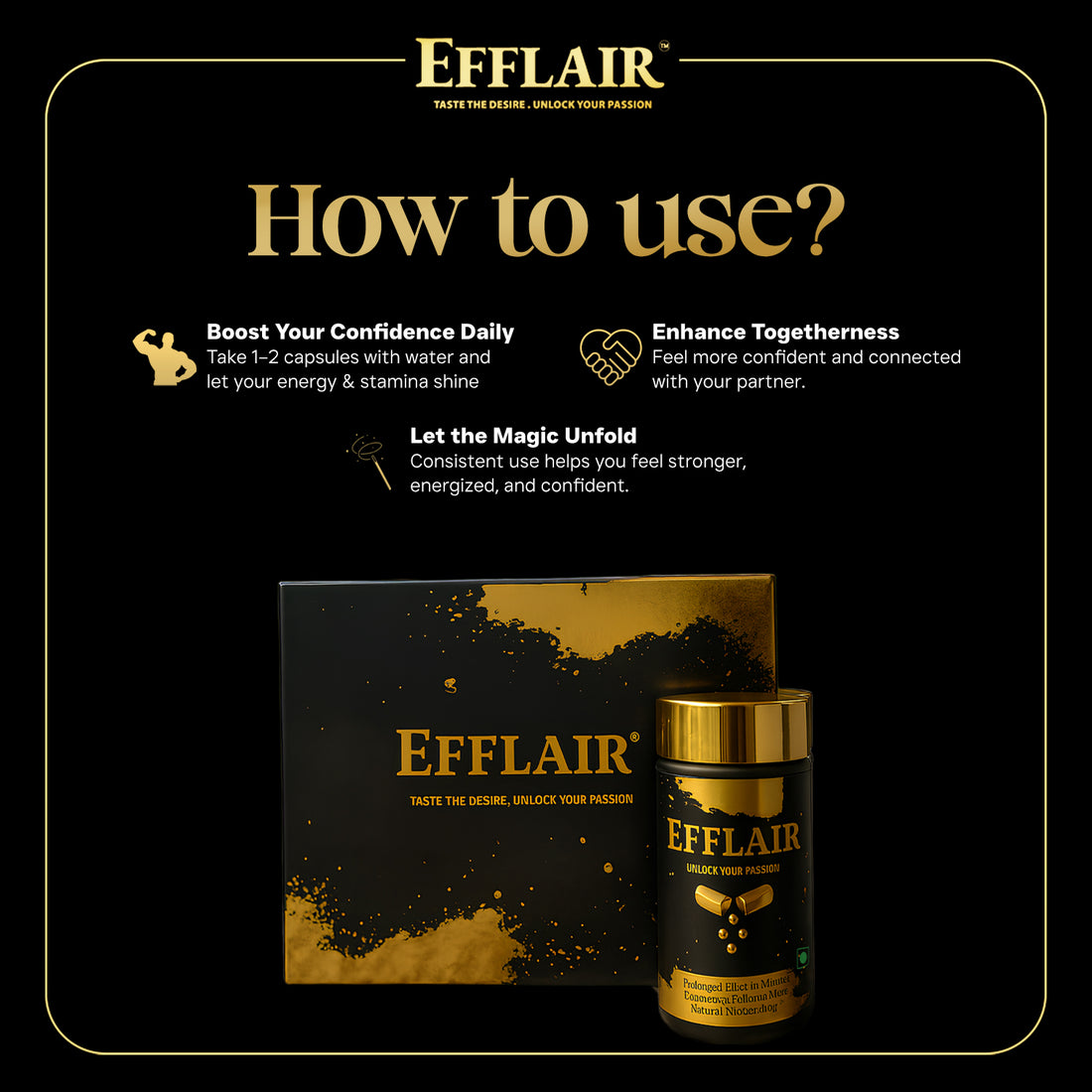 Efflair Capsule – Herbal Stamina Booster Backed by Ancient Science