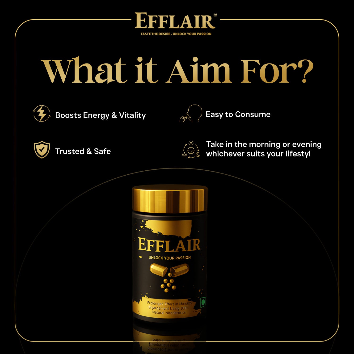 Efflair Capsule – Herbal Stamina Booster Backed by Ancient Science