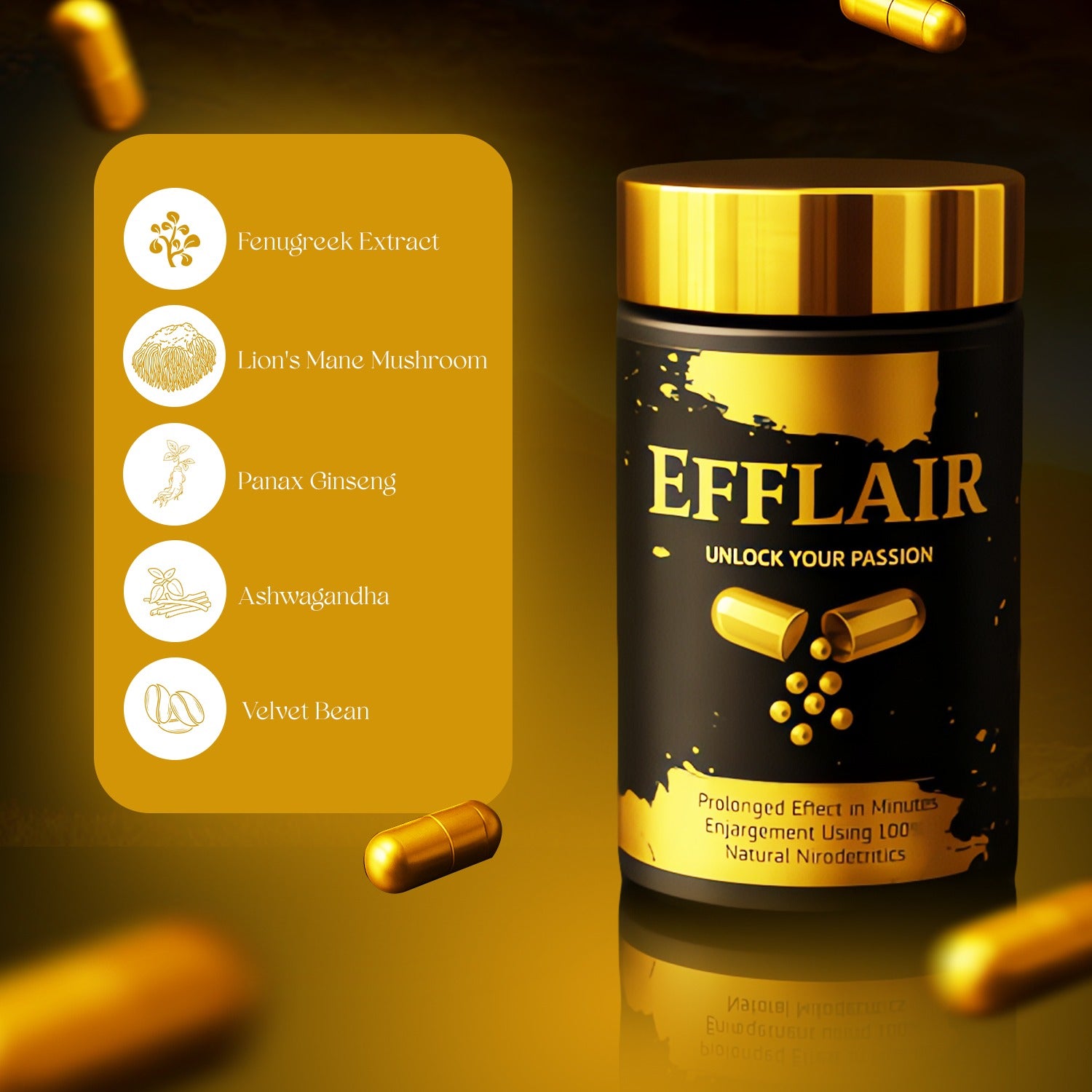 Efflair Capsule – Herbal Stamina Booster Backed by Ancient Science